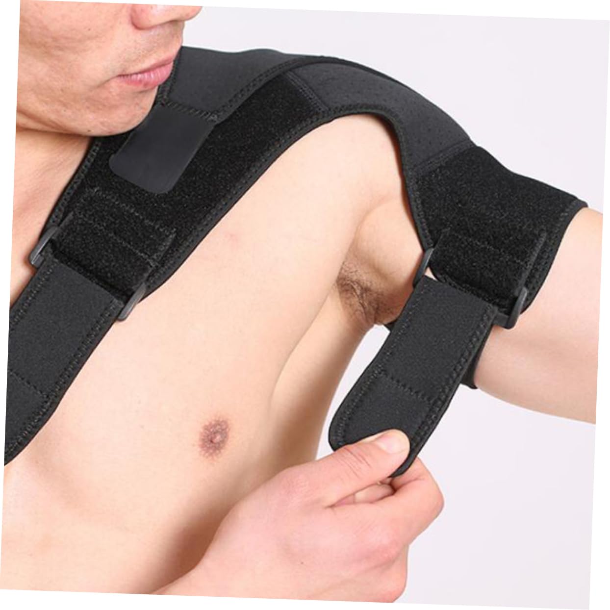 Didiseaon Shoulder Pad Rotator Cuff Brace Breathable Shoulder Brace Shoulder Support Shoulder Brace Support Shoulder Immobilizer Shoulder Splint Shoulder Strap Shoulder Brace for Women Black