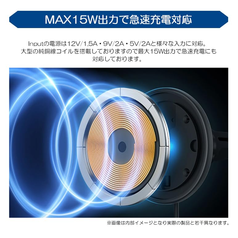 Amazon.co.jp: L350S/L360S タント カスタム含む 車載ワイヤレス充電器
