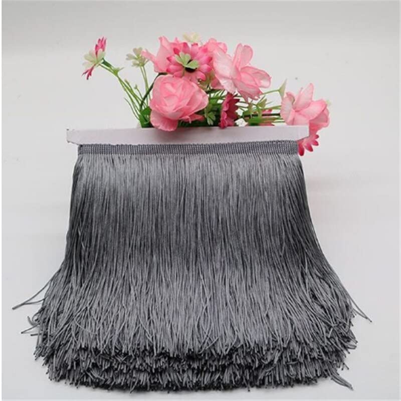 AILIFE Frange en dentelle de 9,1 m de large et 30 cm de large pour robe latine, accessoires de vêtements, ruban en dentelle