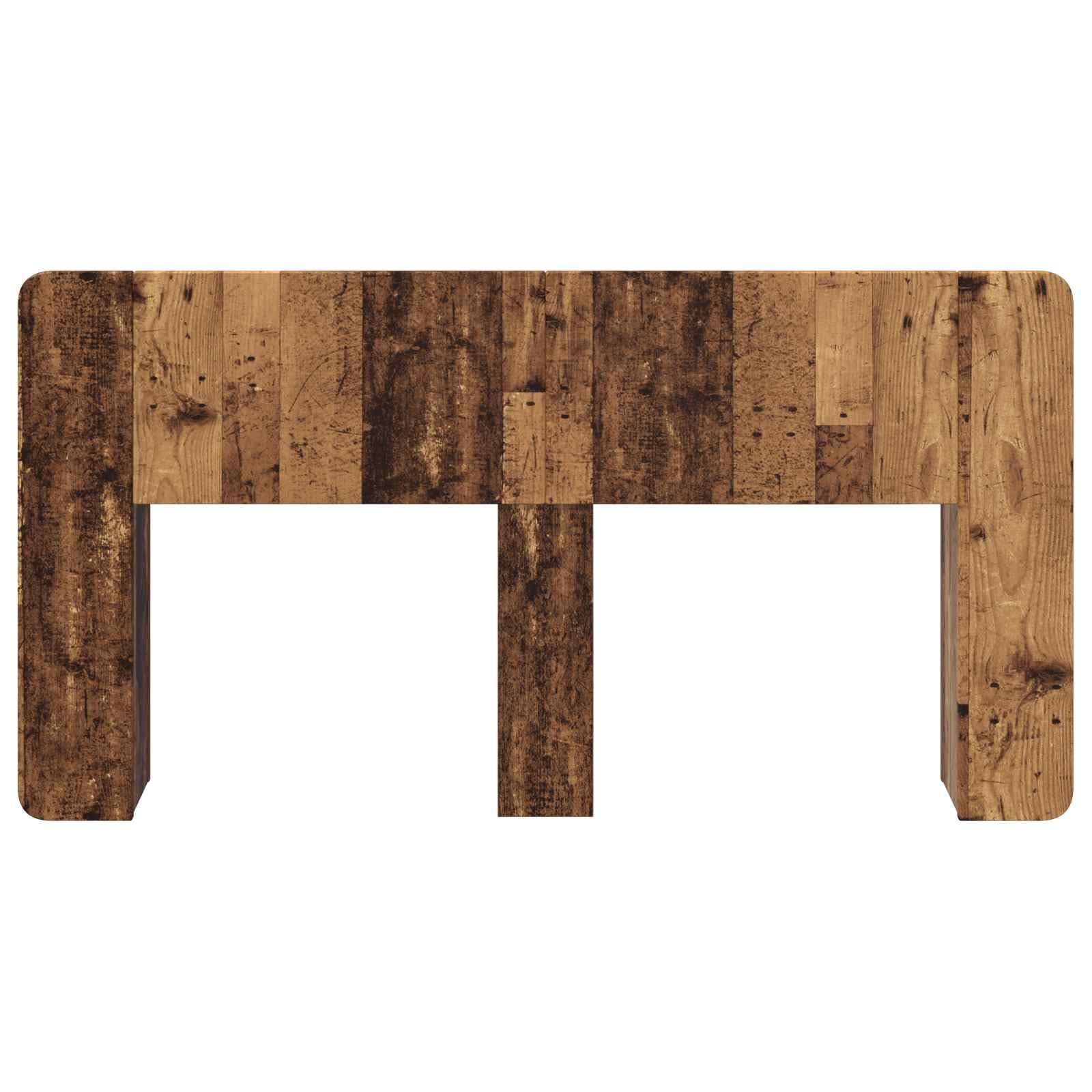 Armario cabecero con almacenamiento de madera recuperada para dormitorio, panel de pared versátil, diseño estable, grandes dimensiones, fácil montaje, adecuado para cama doble, dormitorio