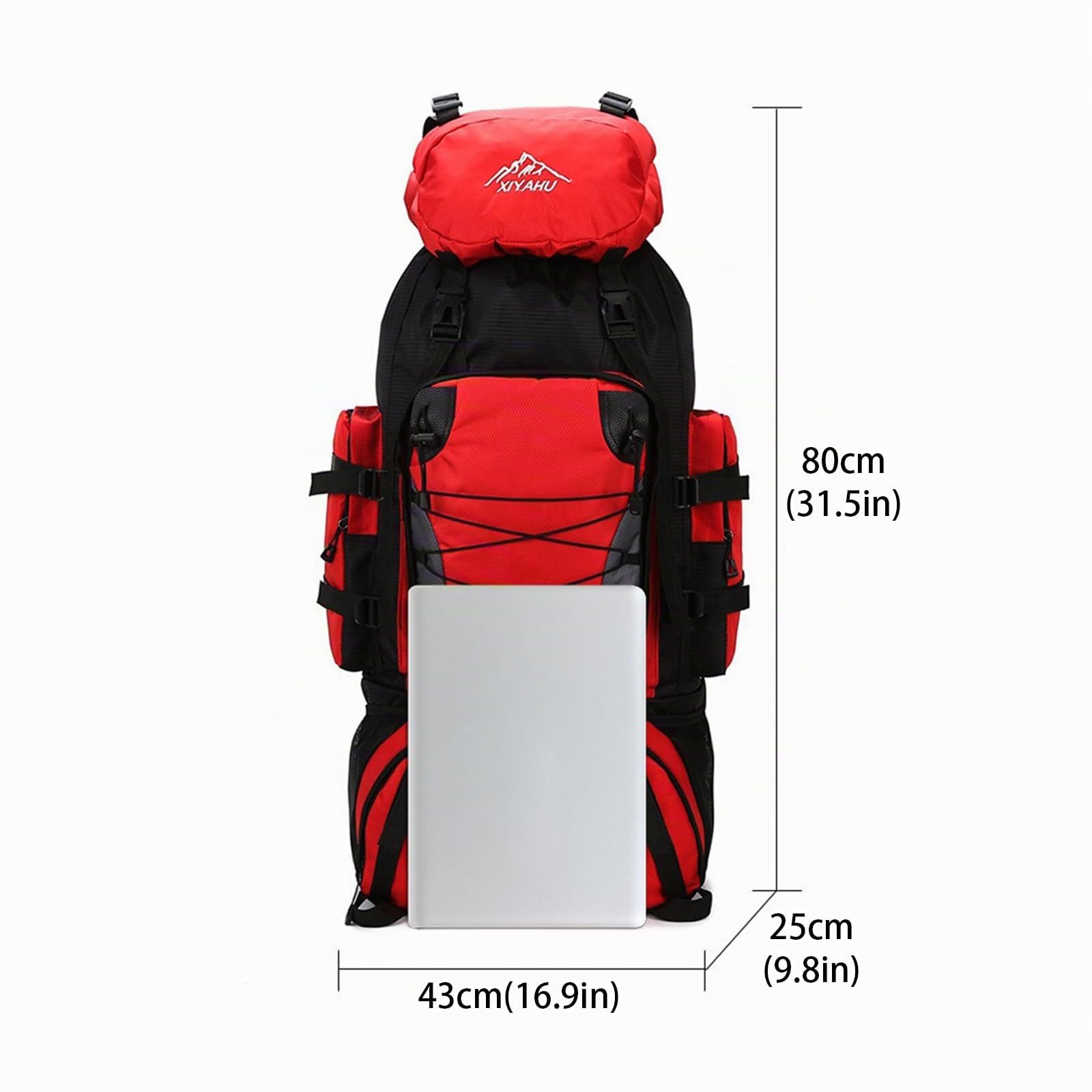 Zaino da trekking da uomo, 90 l, impermeabile, per viaggi, sopravvivenza, campeggio, zaino grande per adulti