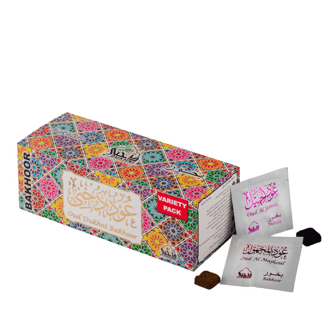Buy Oud Bakhoor Variety Box دخني عود بخور by Dukhni Assorted Box 30