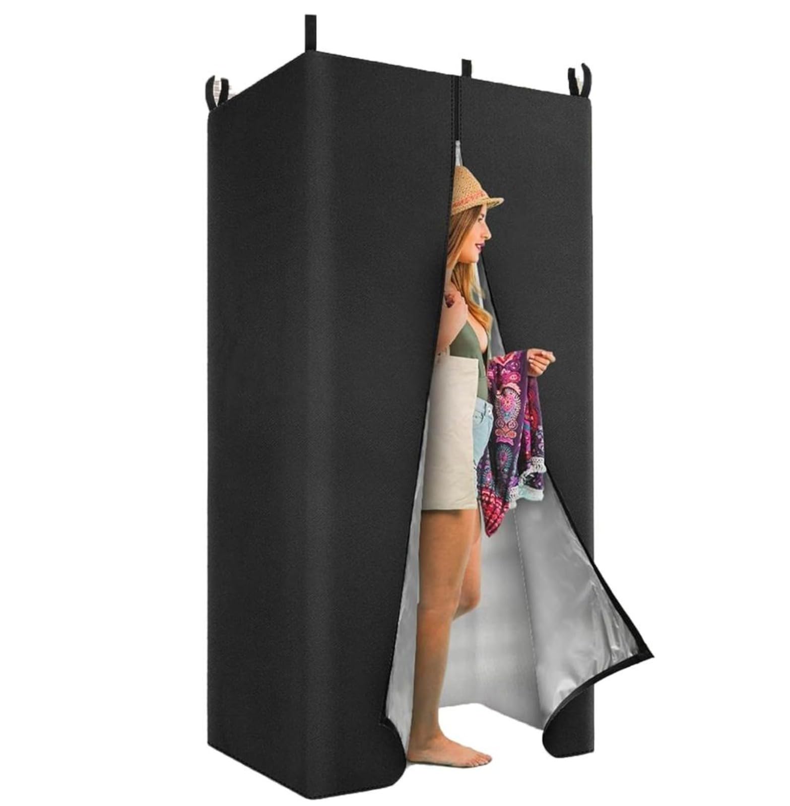 Vestidor portátil, cabina de cambio portátil para viajes | Vestidor plegable ligero para camping, jardín, barco y playa