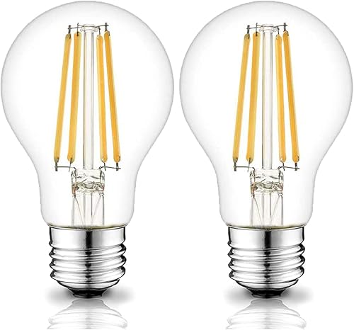 Bombilla Edison de 12 voltios E26 de 12 V, bombilla LED blanca cálida equivalente a 2700 K, equivalente a 60 W, 12 V, 24 V, 36 V, bombillas vintage