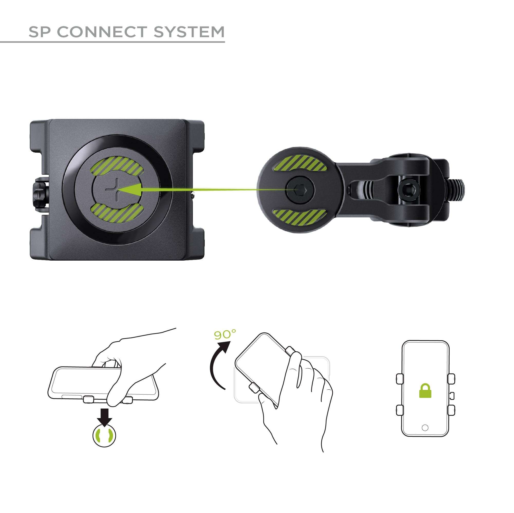 SP CONNECT Bike Bundle Universal Clamp SPC+