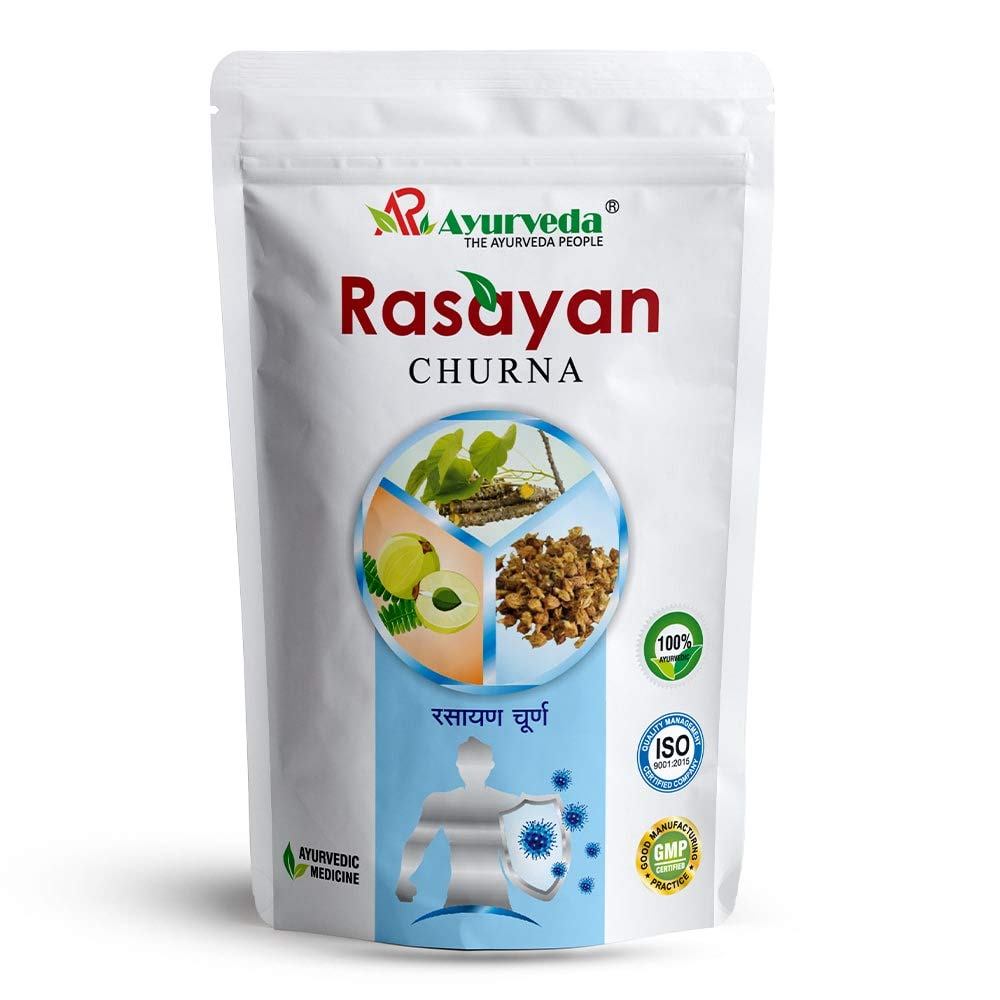 A R Ayurveda Organic Rasayan Churna for immunity| Contains Amala, Gilory, Gokshura| Netural Immunity Booster| Helps to Stay Active (B08Q87N14M) Amazon Price History, Amazon Price Tracker