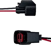 Vista 2 de Pack-1 Conector de Inyector con Cable, Conector Socket de Inyector EV6 EV14, Standard Motor Products Conector de Inyector de Combustible