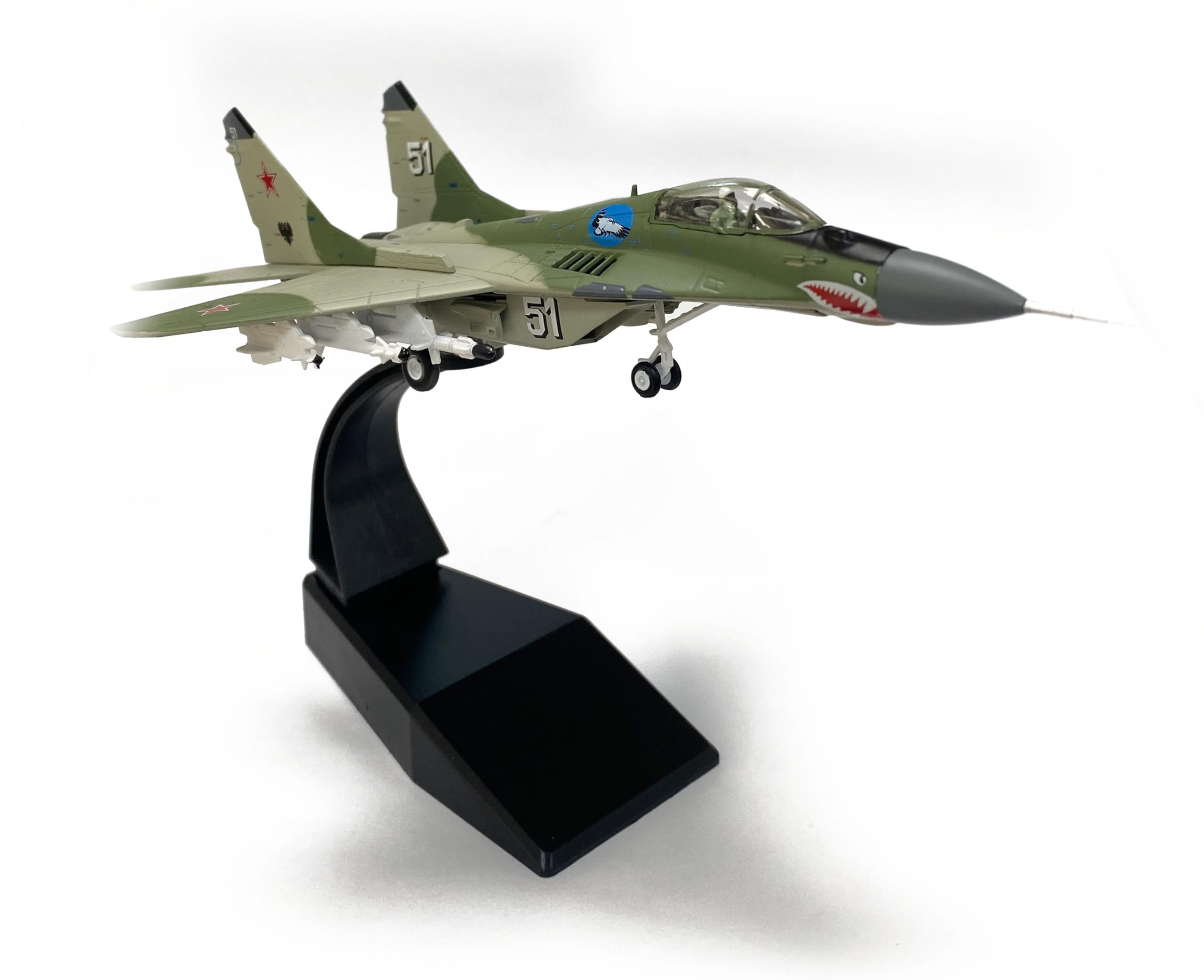 Amazon.co.jp: wltk MiG- 29 1/100 ダイキャスト航空機モデル (MiG-29 