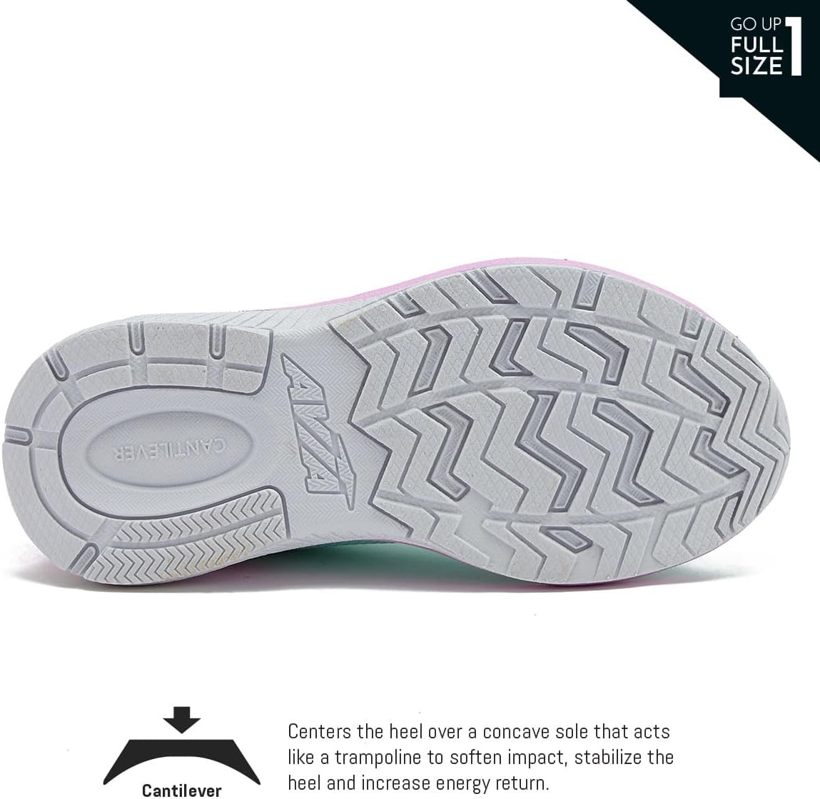 Avia Avi Factor Slip On Girls' Sneakers - Lightweight Tennis, Athletic, Running Shoes for Girls - Toddler, Little Kid, and Big Kid Sizes 11 to 6