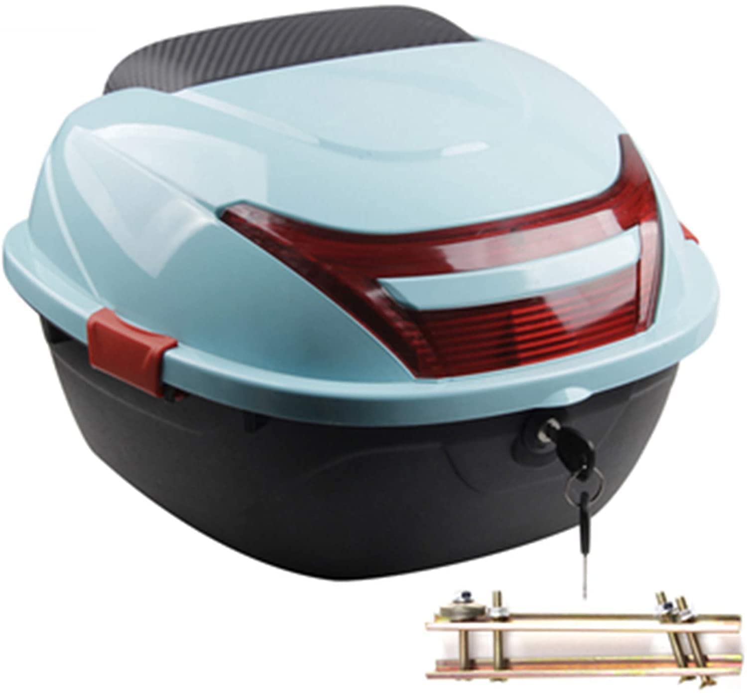 Coffre de moto tour tail box universel pour casque et scooter