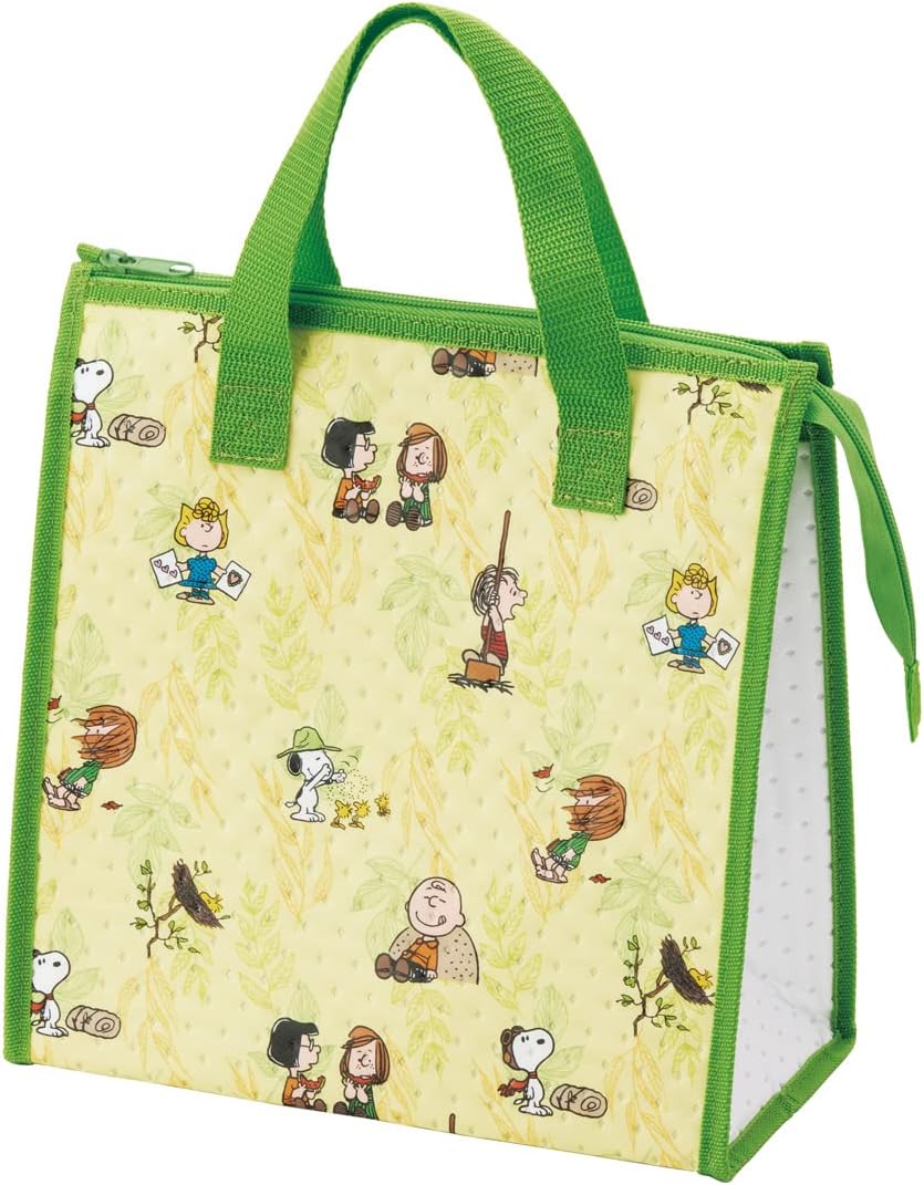 Skater FBC1-A Lunch Bag, Non-Woven Cooler Bag, Snoopy Love Nature