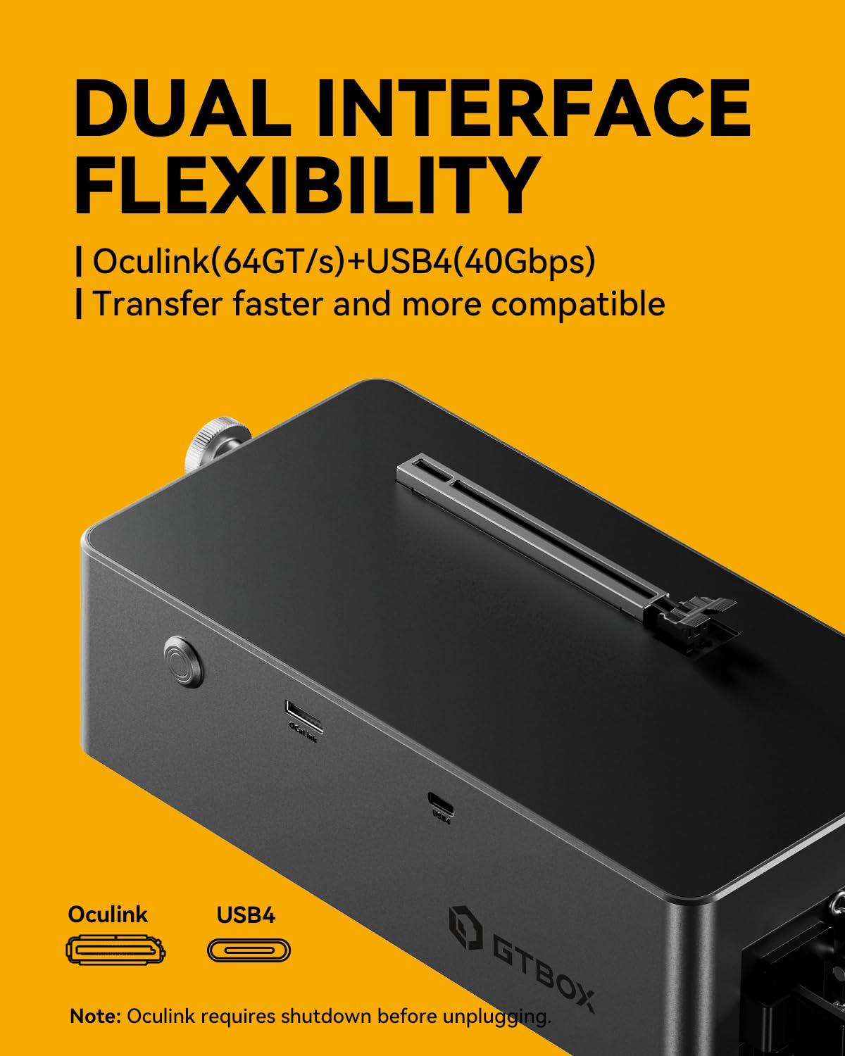 Amazon.com: G-Dock EGPU Dock with 800W PSU, OCuLink+USB4