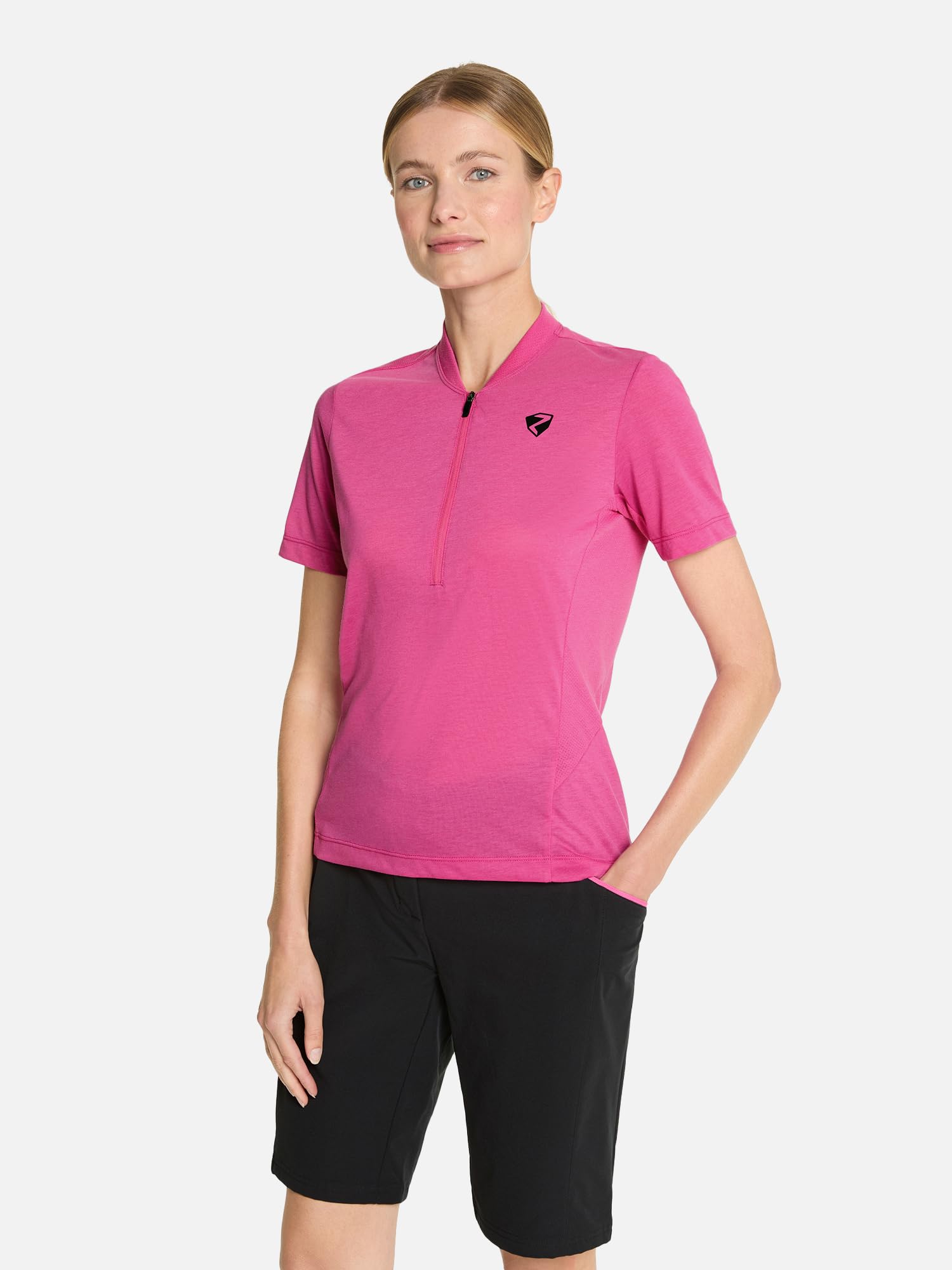 Ziener Damen Nektaria Fahrradtrikot/Radtrikot - Mountainbike|Rennrad - atmungsaktiv, schnelltrocknend, elastisch, Kurzarm