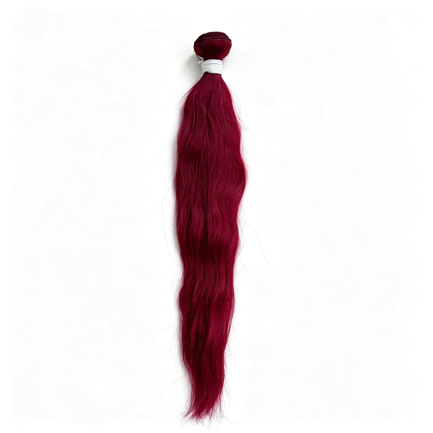 REMY Brazilian Virgin Human Hair Weft - Natural Wave in Burgundy (18)
