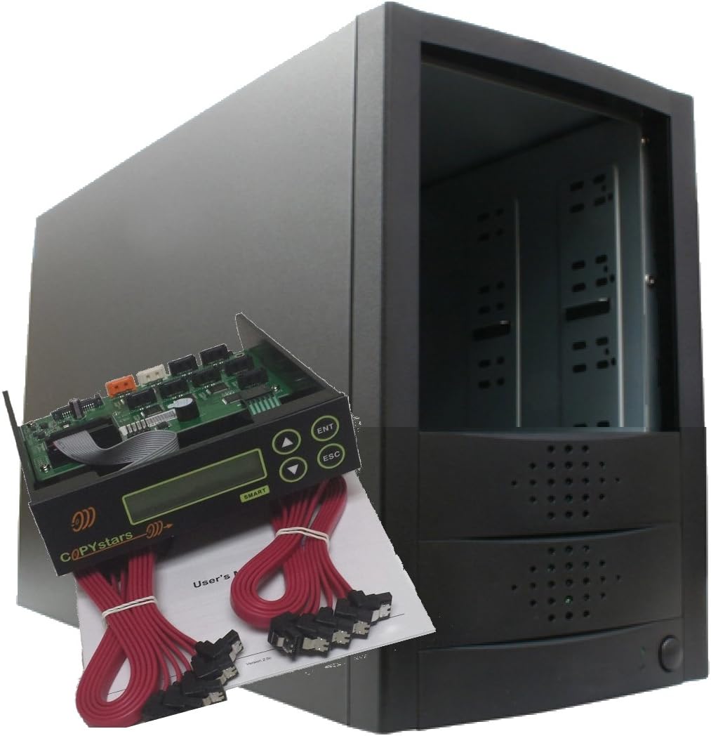Blu ray CD DVD Duplicator case 13 Bay with Power Supply and 1-11 duplicator Controller