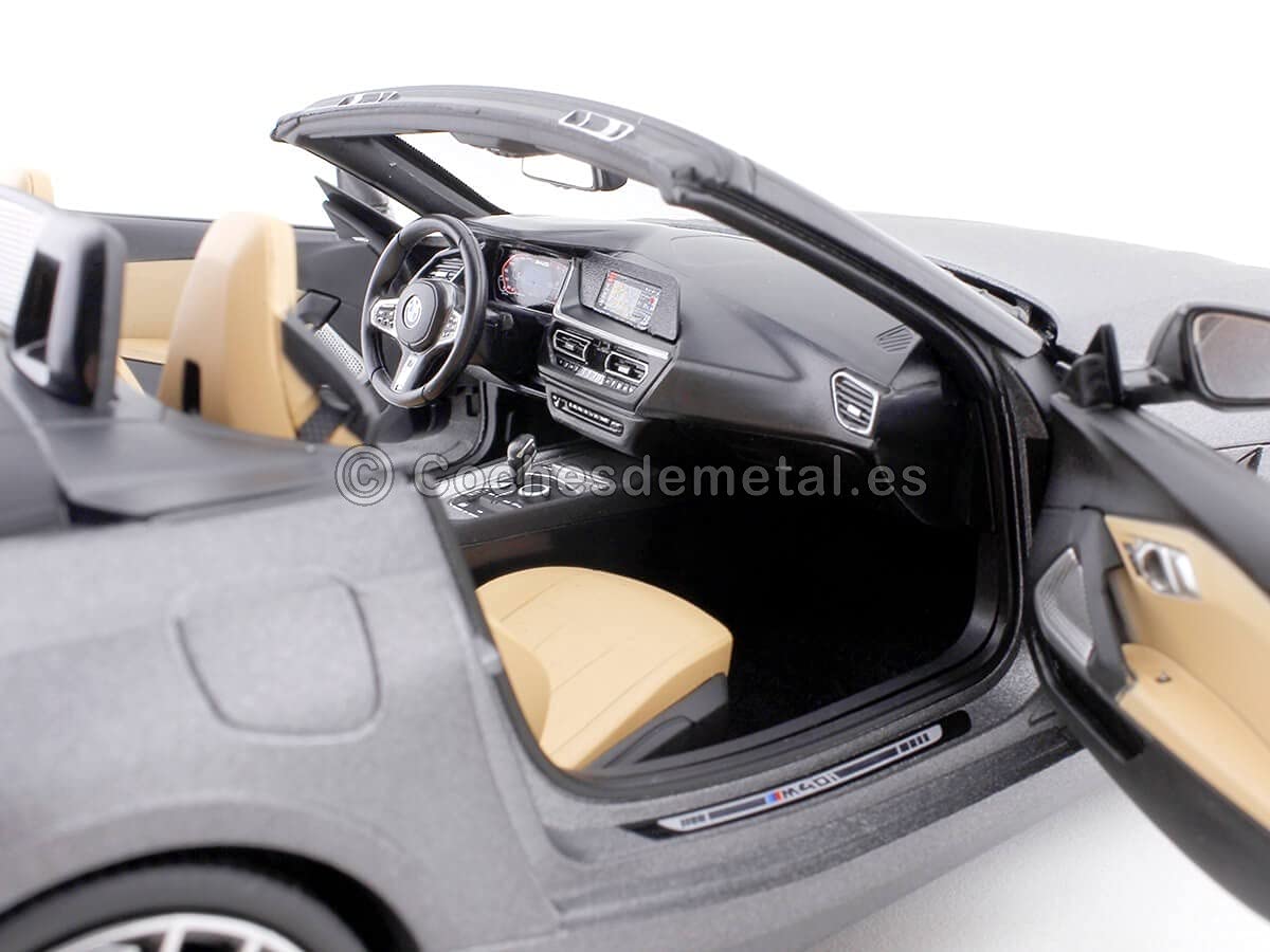 Norev BMW Z4 Roadster Mattgrau 2019 1/18 - Auto, Cabrio - Kinder