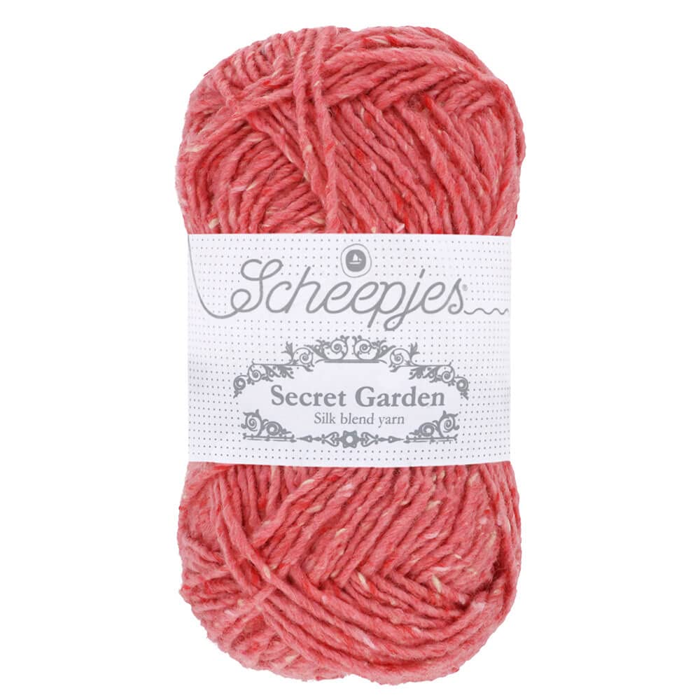Scheepjes Secret Garden 1x50g - 738 Whimsical Topiary, Pink and Red Crochet and Knitting Yarn