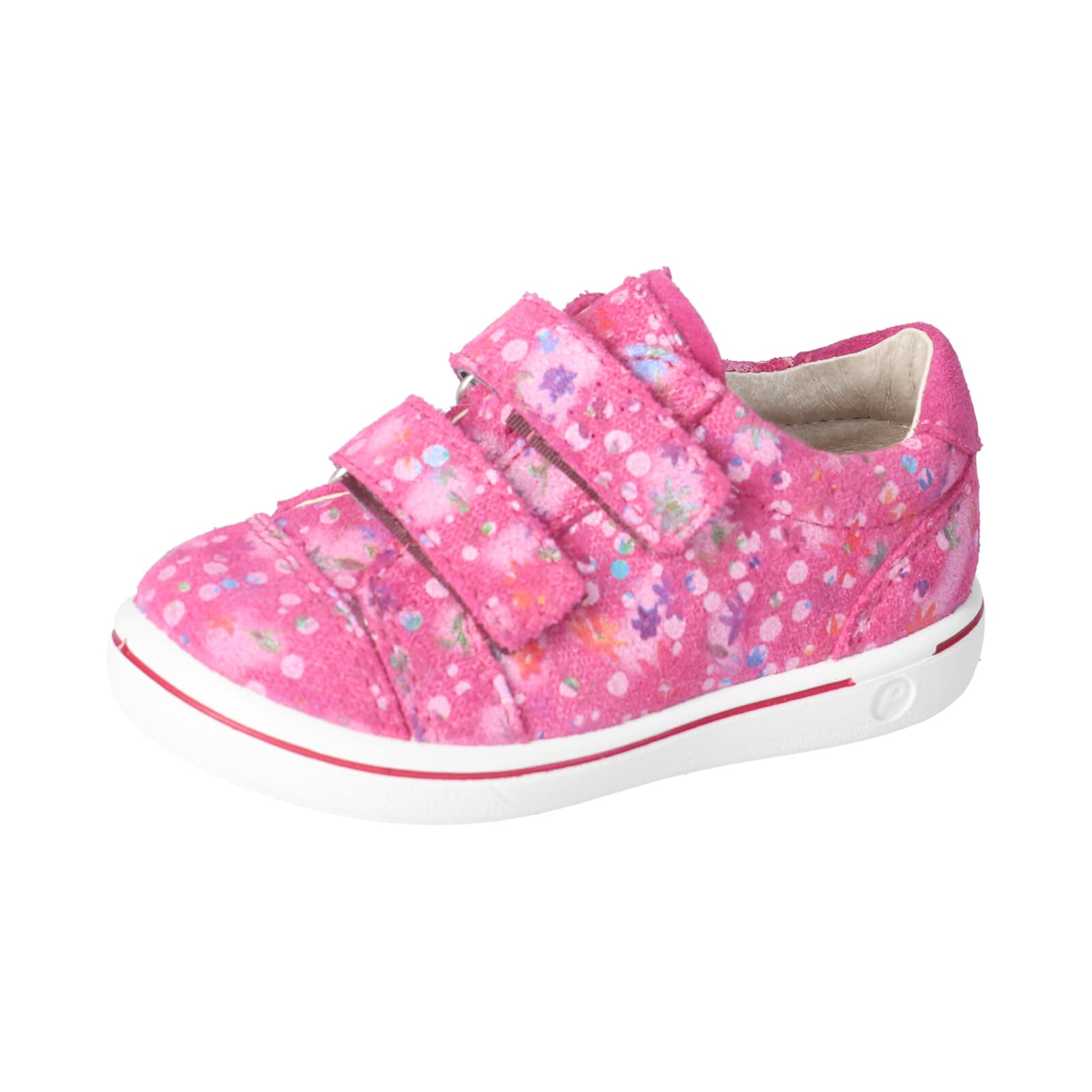 RICOSTA Dziewczęce sneakersy LENIE, dziecięce buty do nauki chodzenia, WMS: średnie, luźna wkładka, zapięcie na rzepy, buty szosowe, buty szosowe, pop (330), rozmiar 28 EU