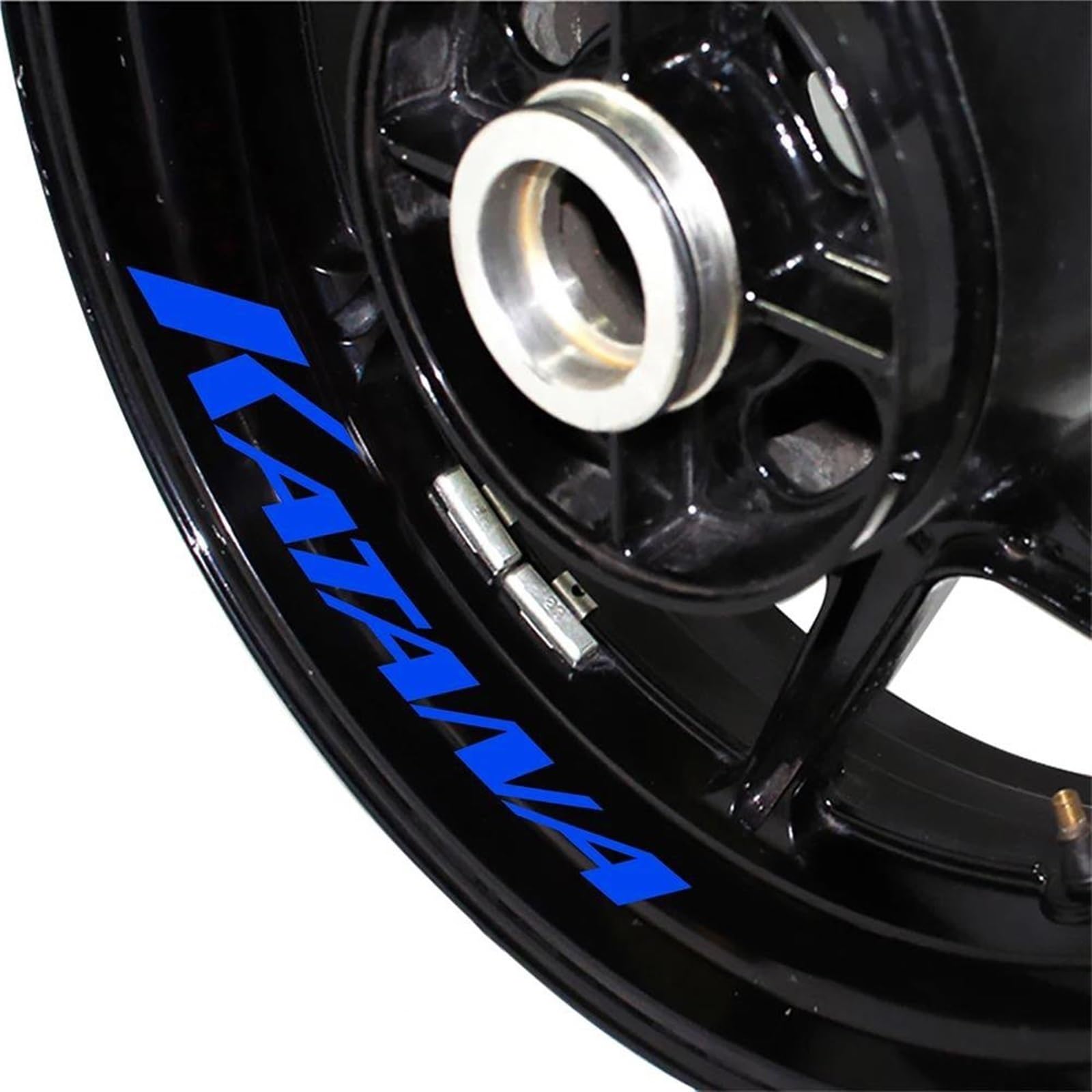 Motorcycle Accessories Wheel Stickers Sports Edge Stripe Reflective Film for Suzuki for Katana Motorbike(Color3)