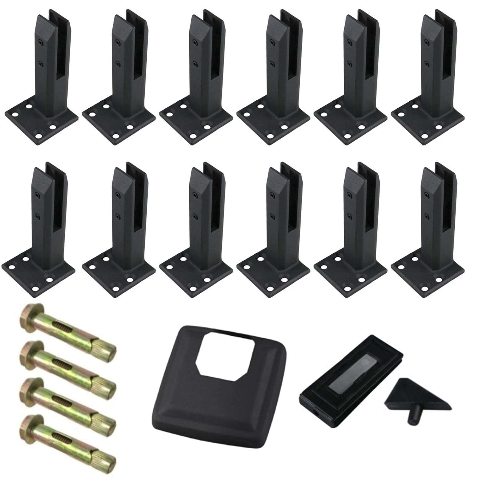 Soportes de vidrio de acero inoxidable 304 para barandillas minimalistas de alta gama
