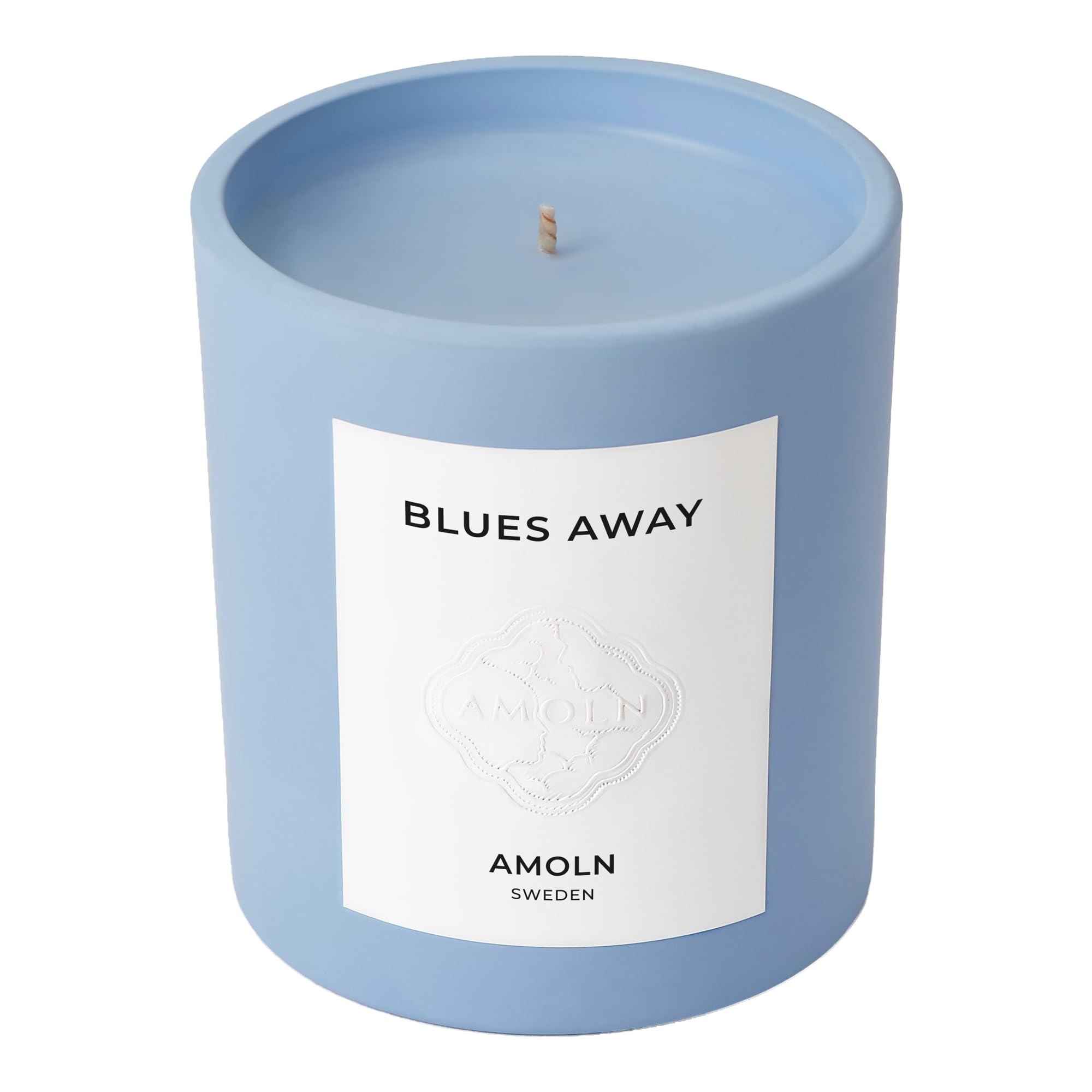 AMOLN BLUES AWAY アロマキャンドル Amazon.com: AMOLN - Scented Candle Monochromatic Blue Collection