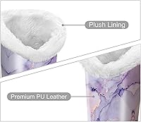 Vista 167 de Fintie Soporte para anteojos forrado de felpa con base magnética, estuche de cuero vegano prémium para lentes