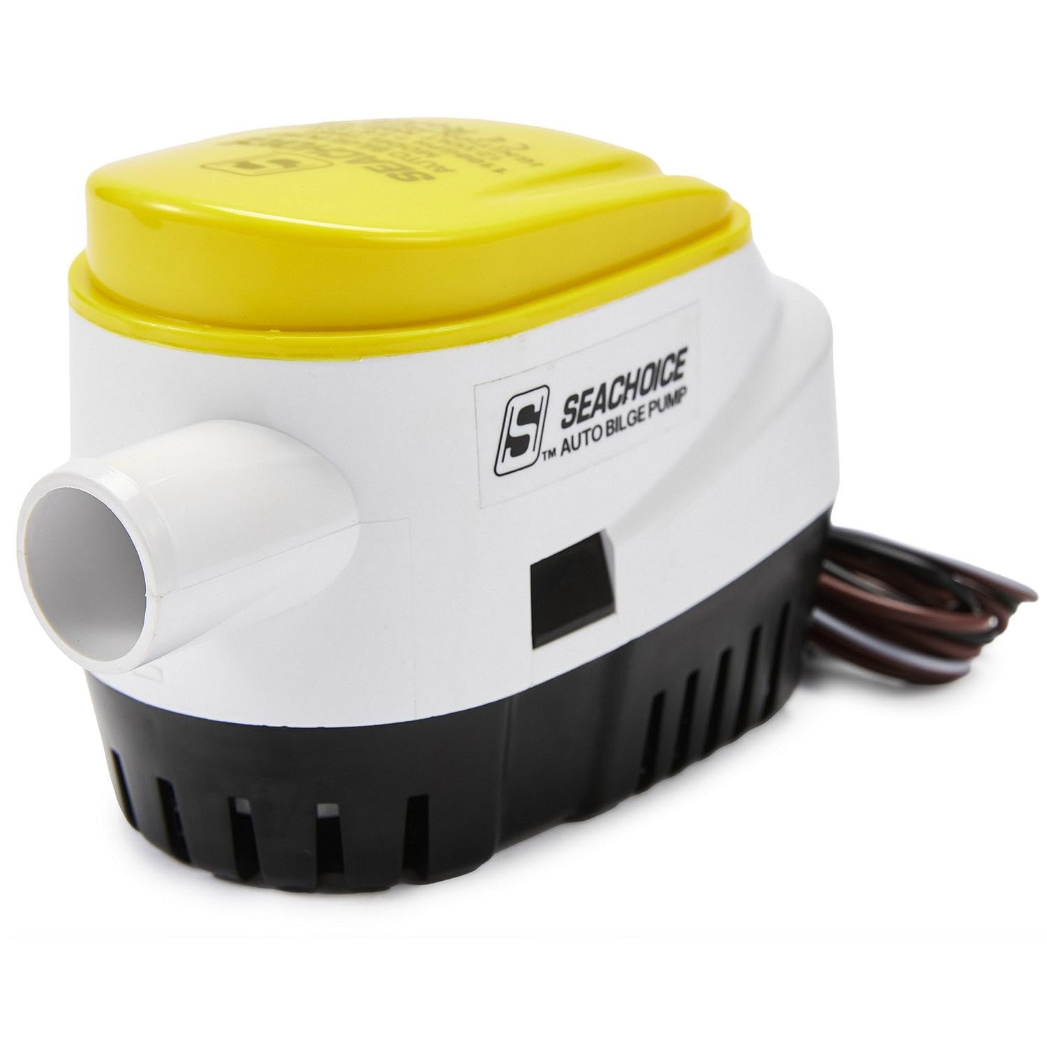 Seachoice Multicoloured 12V Automatic Bilge Pump, 1100 Gph, 1-1/8-Inch Port, 50-19353