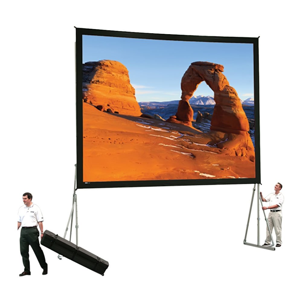 Da-Tex Fast Fold Heavy Duty Deluxe Complete Rear Projection Screen - 6' x 8' Size: 11'3" x 20'