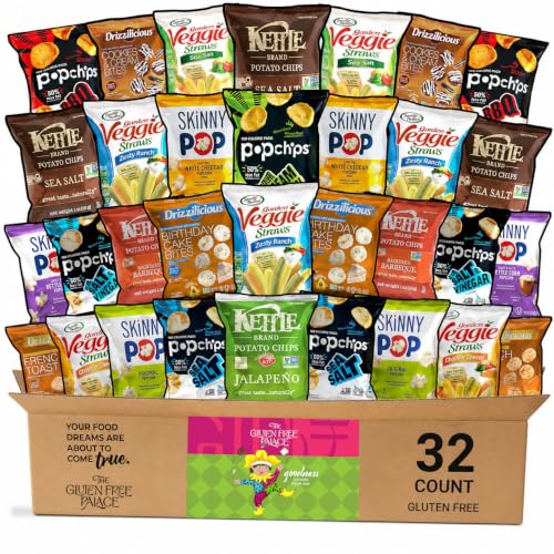 Gluten Free Palace Ultimate Gluten Free Snack Box Variety Pack (32 Count)