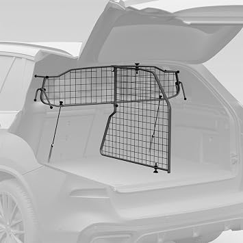 Travall Dog Guard & Divider Bundle Compatible with Subaru XV SUV 2012-2017 | Vehicle Specific Trunk Guard & Luggage Barrier Load Separator Heavy Duty Powder Coated Steel Pet Barrier