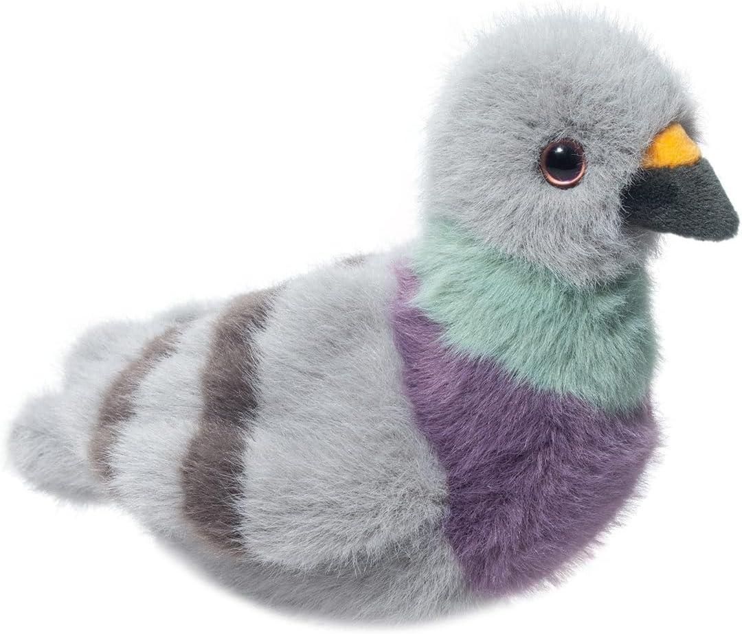Douglas Parker Pigeon Bird Plush Stuffed Animal – Soft Cuddly Toy, 7-Inch Long