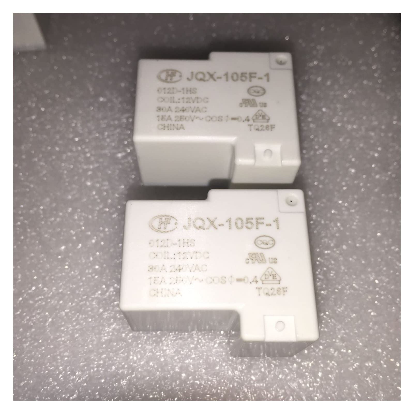 AQHYEBNSR Relay 5pcs/lot JQX-105F-1-012D-1HS JQX-105F-1 012D-1HS HF105F-1-012D-1HS 30A 4PIN