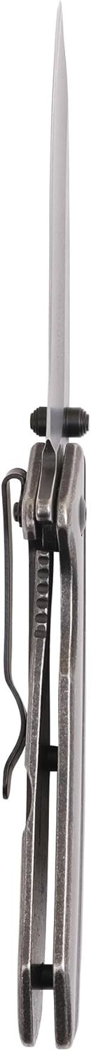 Kershaw Filter (1306BW) Folding Pocket Knife with 3.2-Inch BlackWashed High-Performance Steel Blade, Stainless Steel Handle, Deep-Carry Pocketclip, Frame Lock and SpeedSafe Assisted Opening; 5 OZ. : Tools & Home Improvement