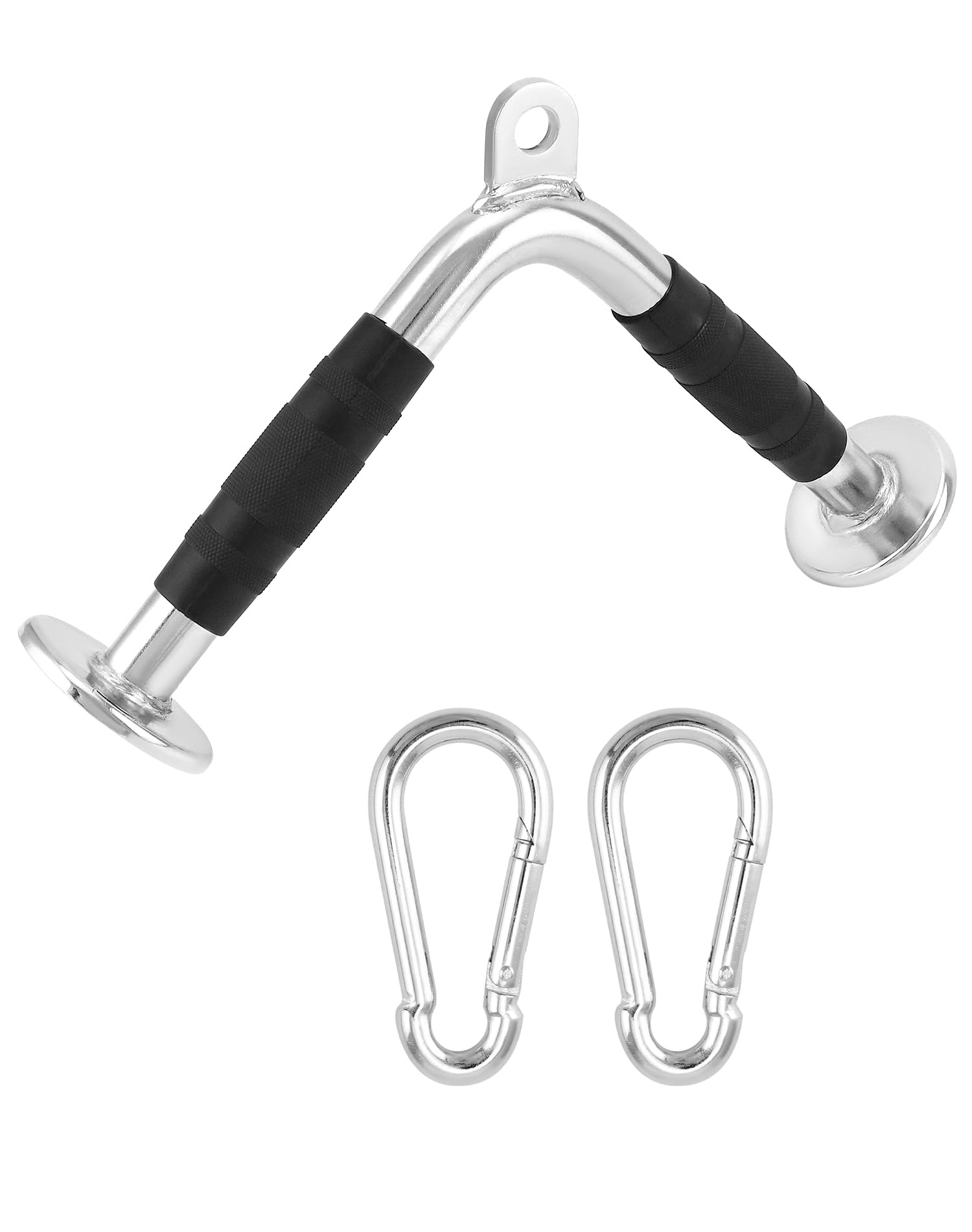 QWORK® Juego de agarres poleas Gym, Accesorios Gimnasio Versátil