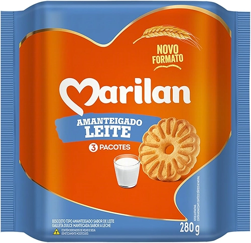 Biscoito Marilan Amanteigado Leite 280g