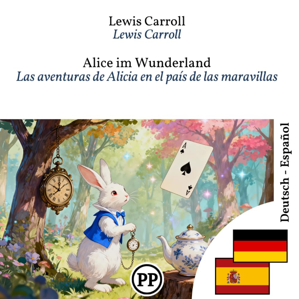 Las aventuras de Alicia en el país de las maravillas: libro bilingüe alemán-español (para aprender alemán)