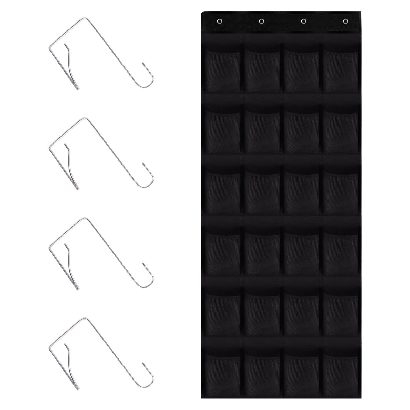 Tsophreniq Multicolor Multipurpose Meshes Door Organiser 24 Compartments For Toiletries Snacks Supplies Breathable Designs Easy Visual Access Ventilated Meshes Door Storage For Small Items