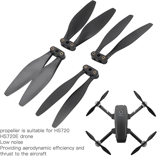 Miniatura 3 de Hélice de dron, 2 pares de hélices de drones para HS720 HS720E Drone Hélice, cuchillas de repuesto para drones