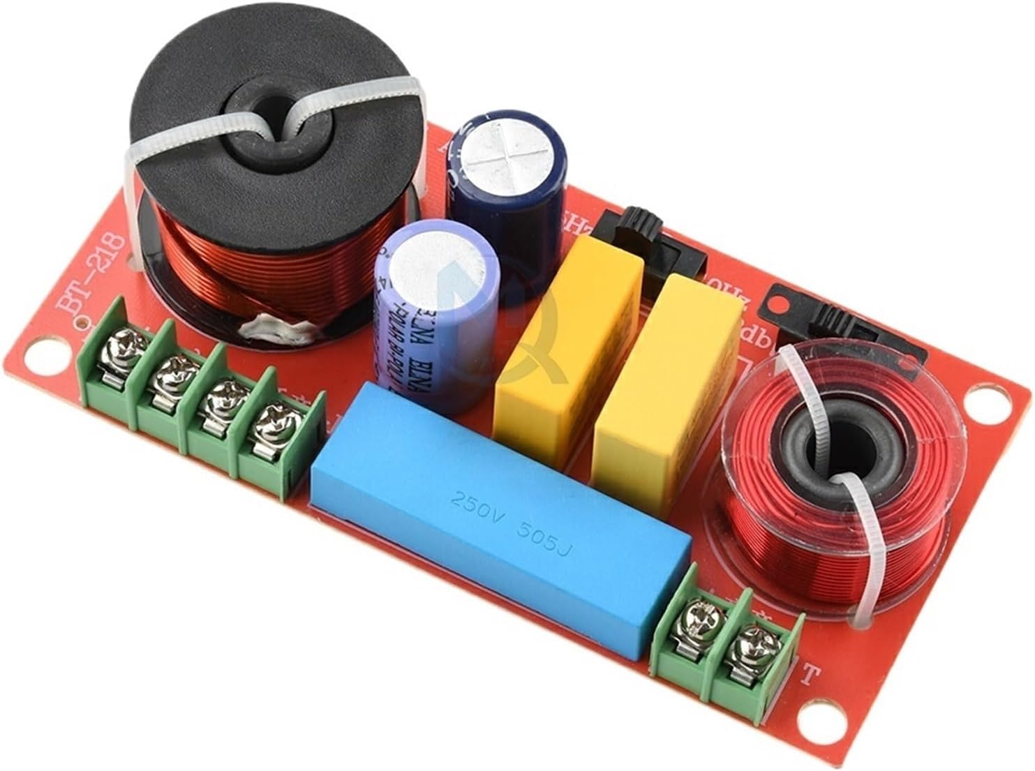 150W Bookshelf Speaker Dedicated Crossover Adjustable 2-Way High Bass Crossover