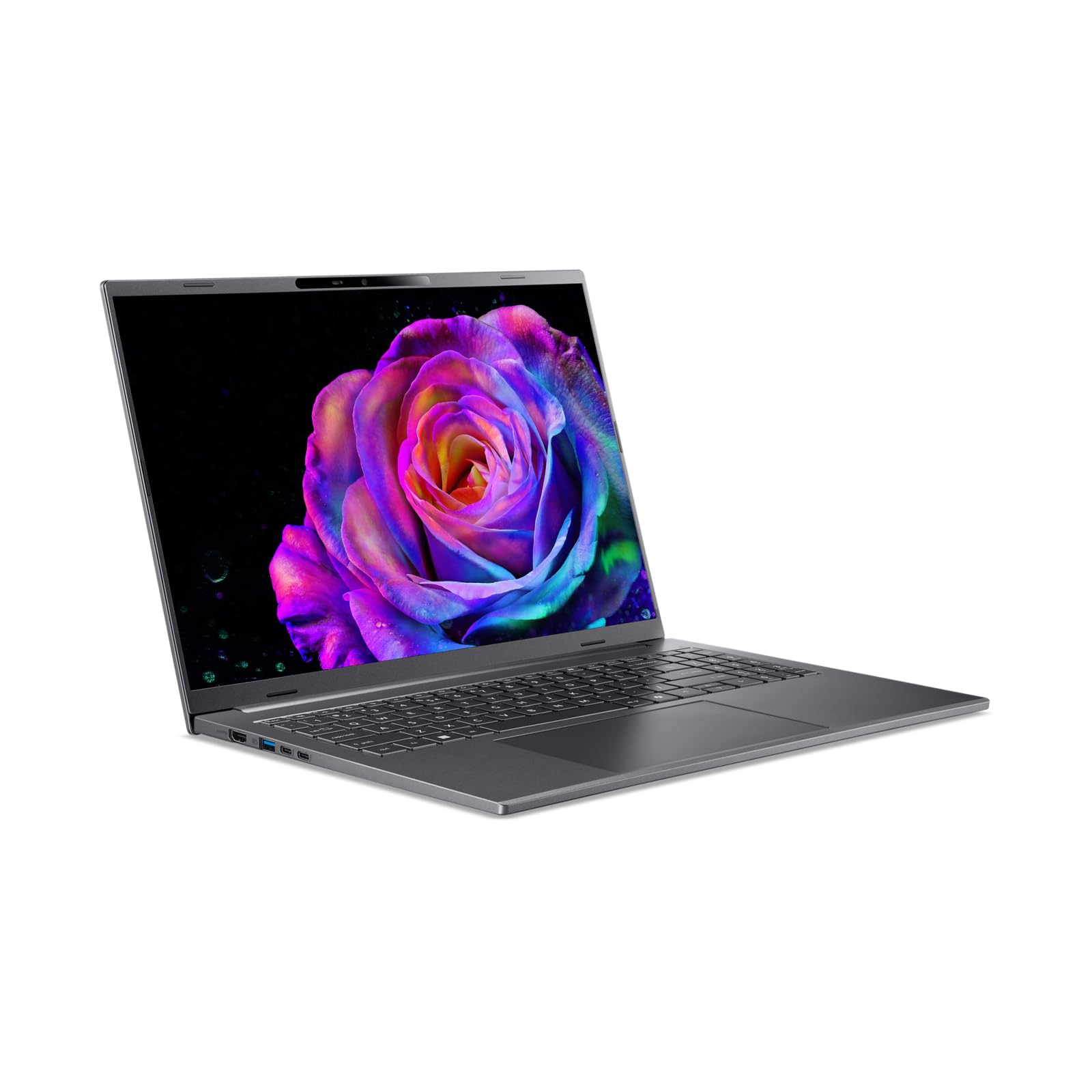 Acer Aspire 16 AI Laptop | Display 16” WUXGA+ OLED | Intel Core Ultra 5-226V | 16 GB RAM | 512 GB SSD | Copilot+ PC | Windows 11 | QWERTY | PC Portatile IA