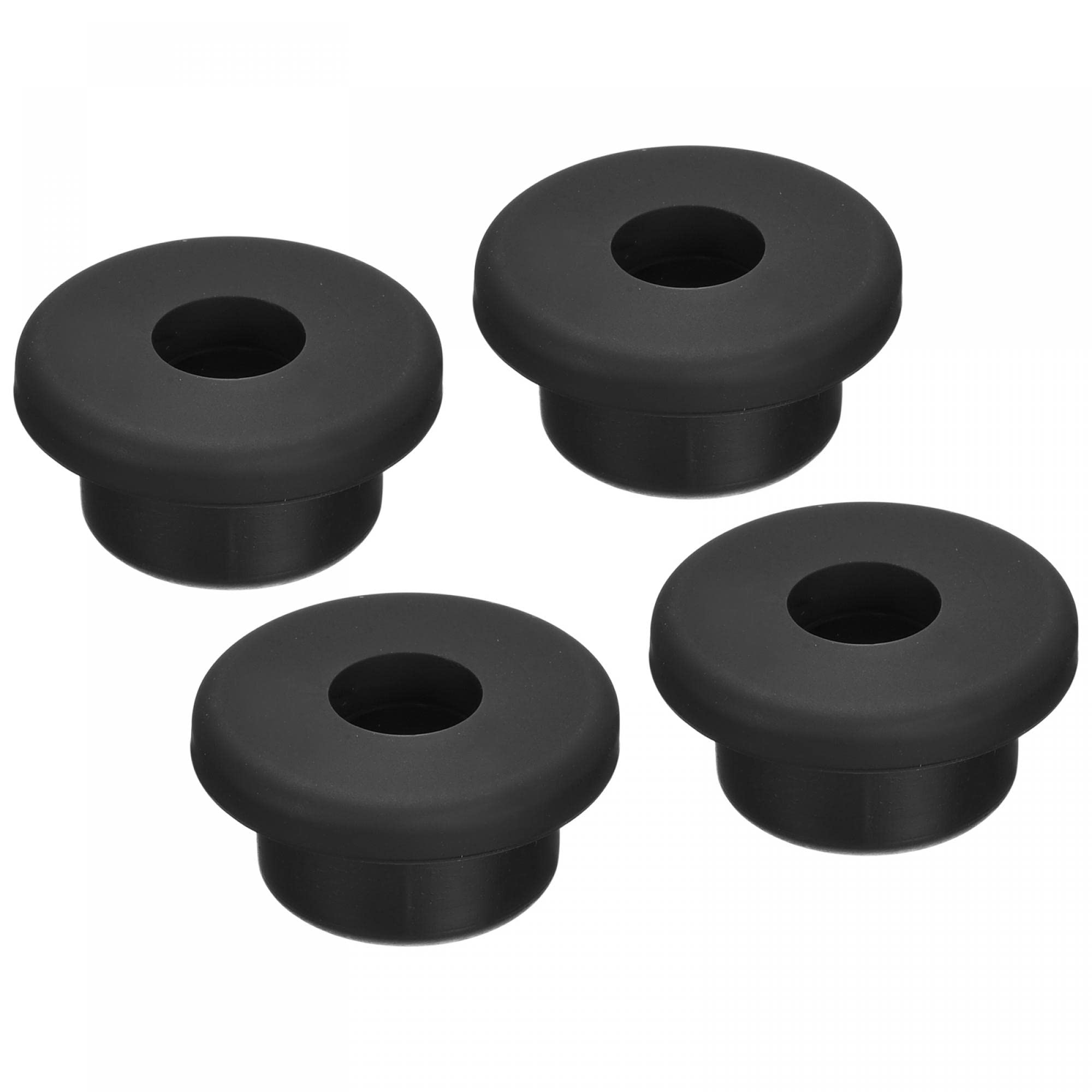 Sourcing Map - Gommino Paracavo Per Protezione Bagagliaio - 2 Pezzi Neri - Lunghezza 80 Mm, Diametro Interno 10 Mm