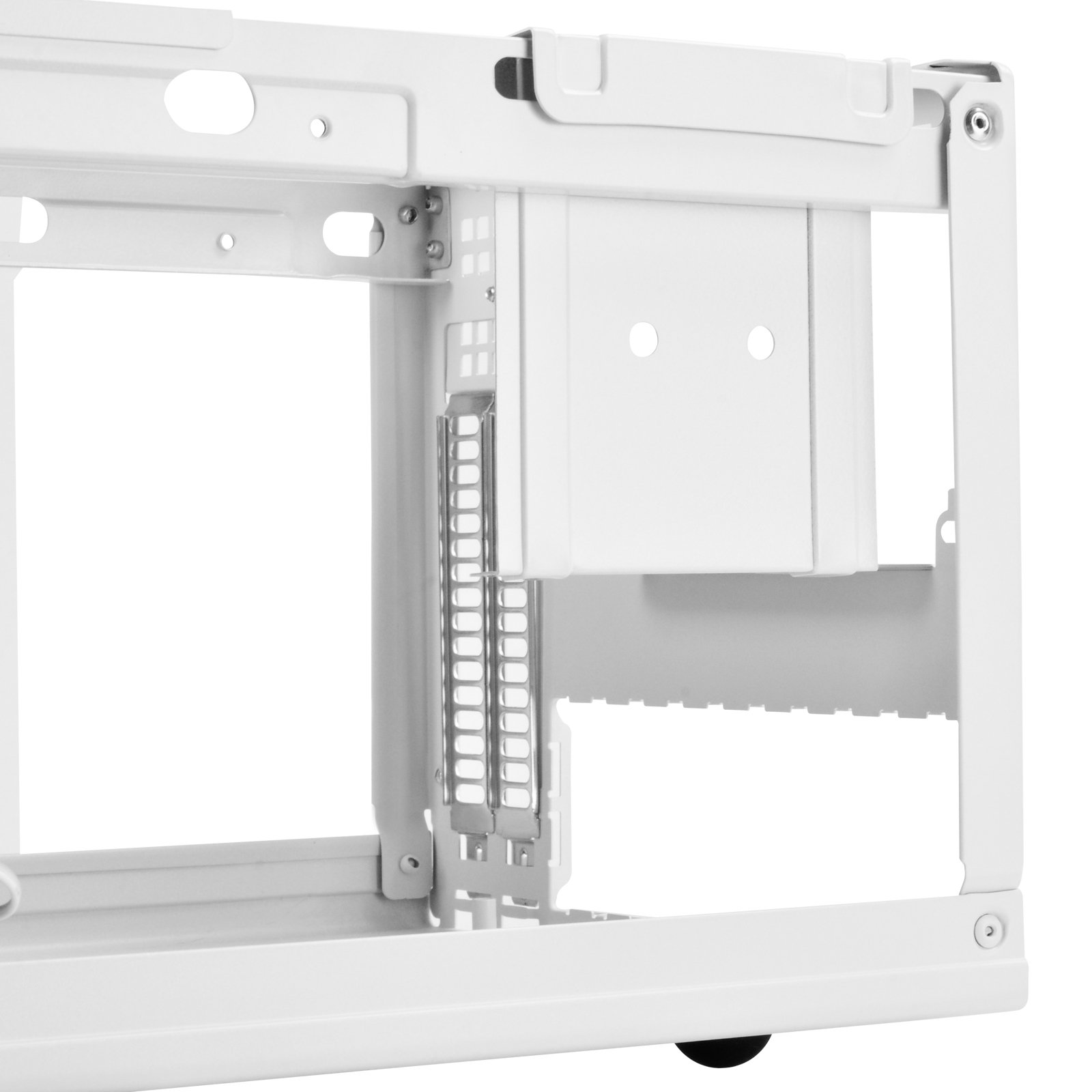 SilverStone SST-SG13WB - Sugo Mini-ITX Compact Computer Cube Case, pannello frontale con Mesh, nero bianco