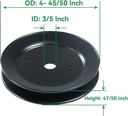 Miniatura 4 de Paquete de 3 conjuntos de husillo 587819701 con polea 532153532 532196106 532196104 532177968 Reemplazo de polea tensora 187292 192872 192870 187281