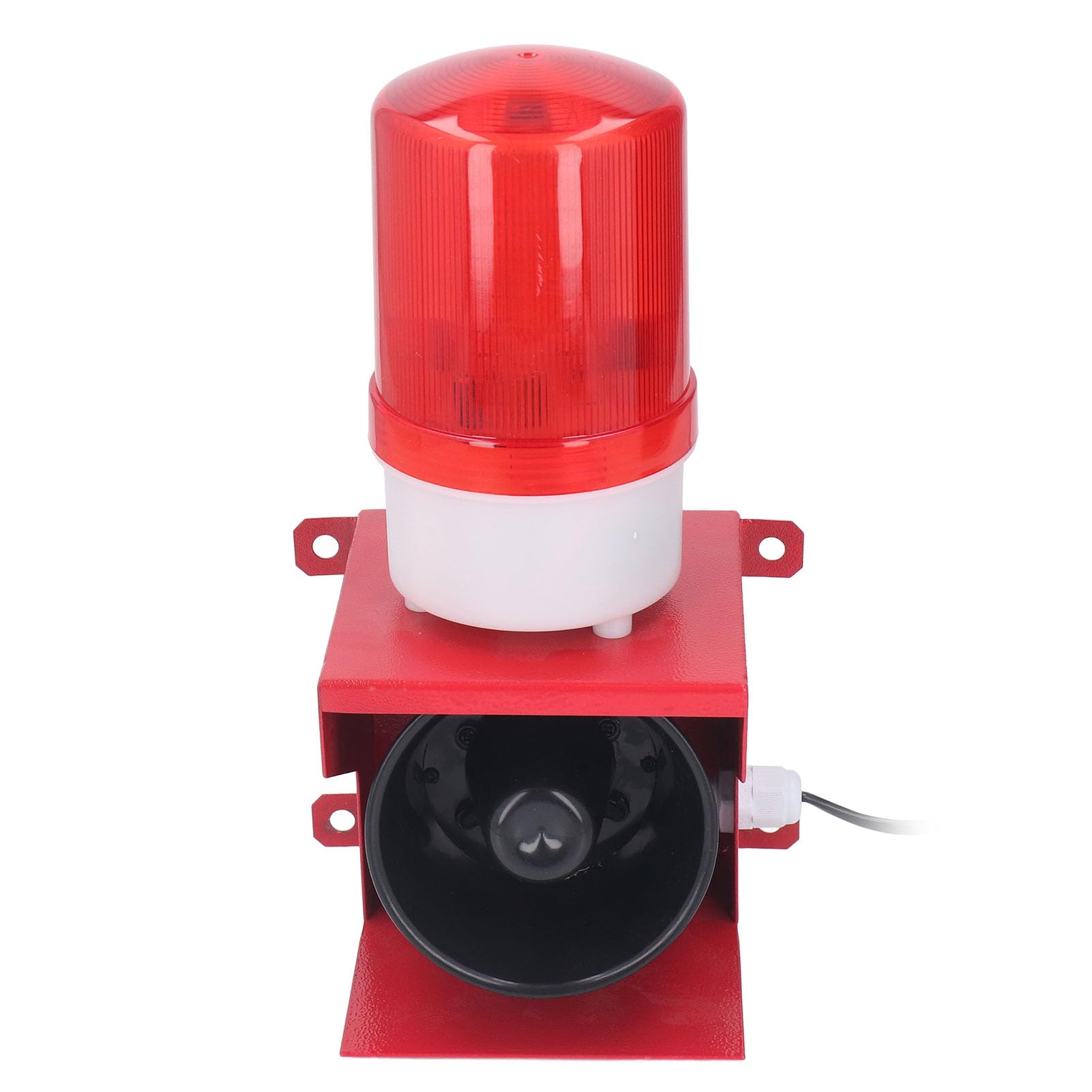 Sirena Allarme TECKZOON – Allarme Acustico E Luminoso 120 DB, IP65 Con Luce LED Rossa, Per Uso Interno/esterno, Spina EU 220V