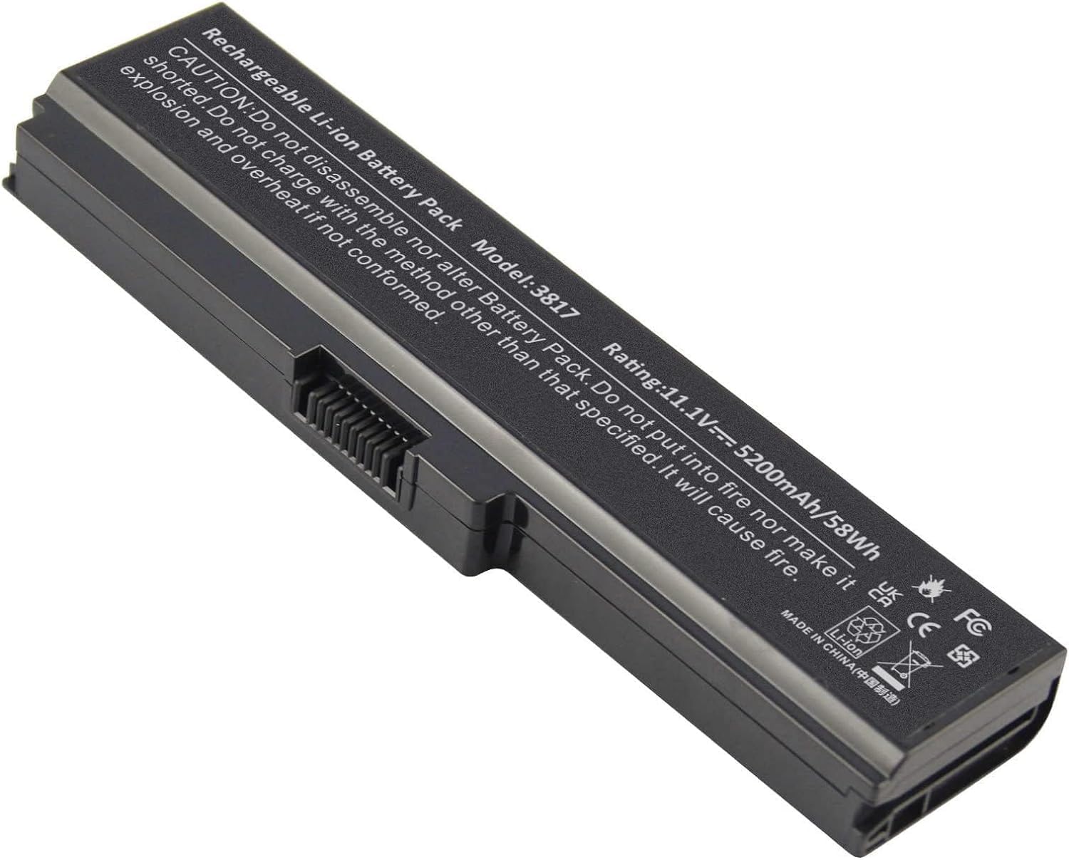 Batteria PA3817U Per Toshiba Satellite L750 L755 L770 C650 C660 – 11.1V 4400mAh 6 Celle, Ricambio Per PA3818U PA3819U PABAS228