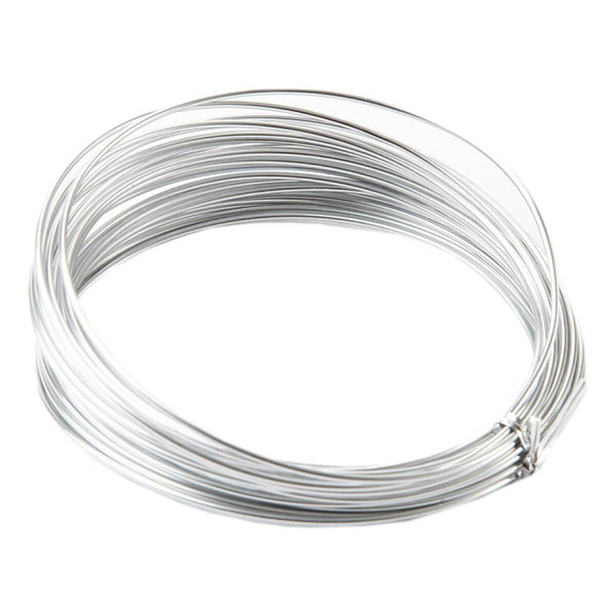 925 Sterling Silver Wire For Jewelry Making | Art & Craft Wire Gemstone Wrapping & Hanging (33 Gauge, 5 Feet)