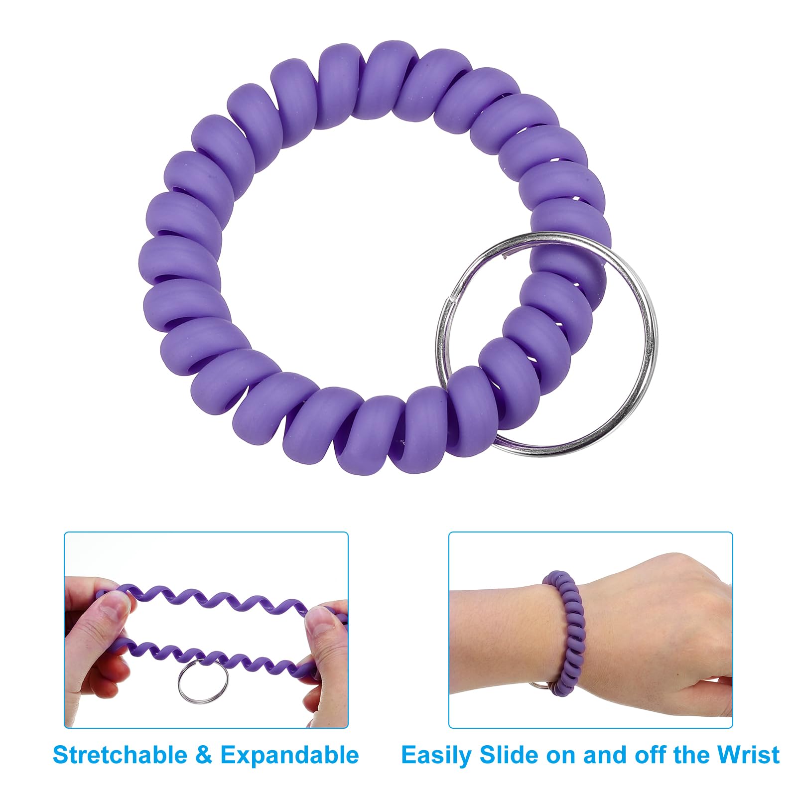 PATIKIL Stretchable Wristband Wristlet Keychain - Image 3