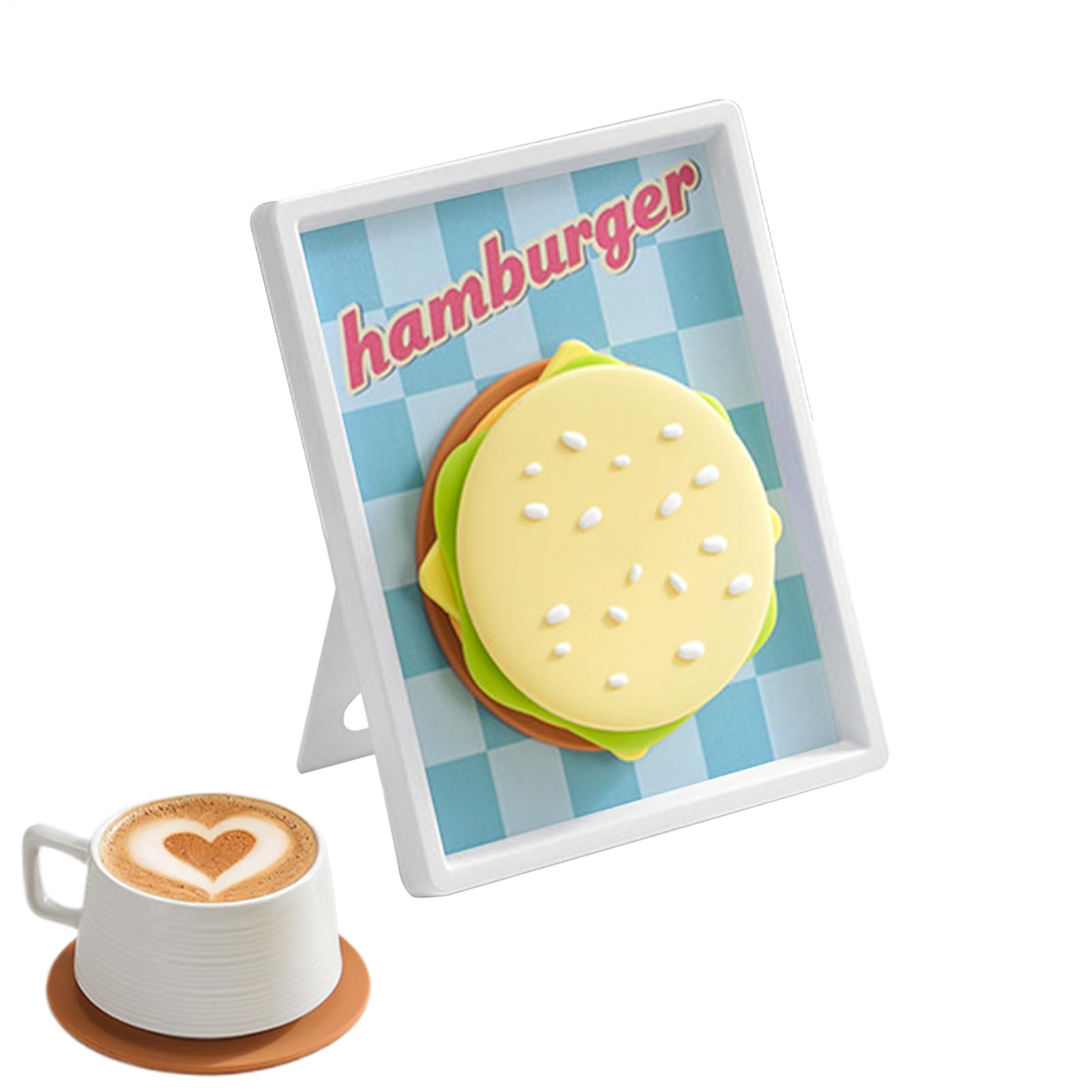 Posavasos Divertidos Base Antideslizante de Silicona con Diseño de | Posavasos con Integrado en la Base para Bar Cafetería Cocina Hogar Escritorio Salón Hombres Mujeres