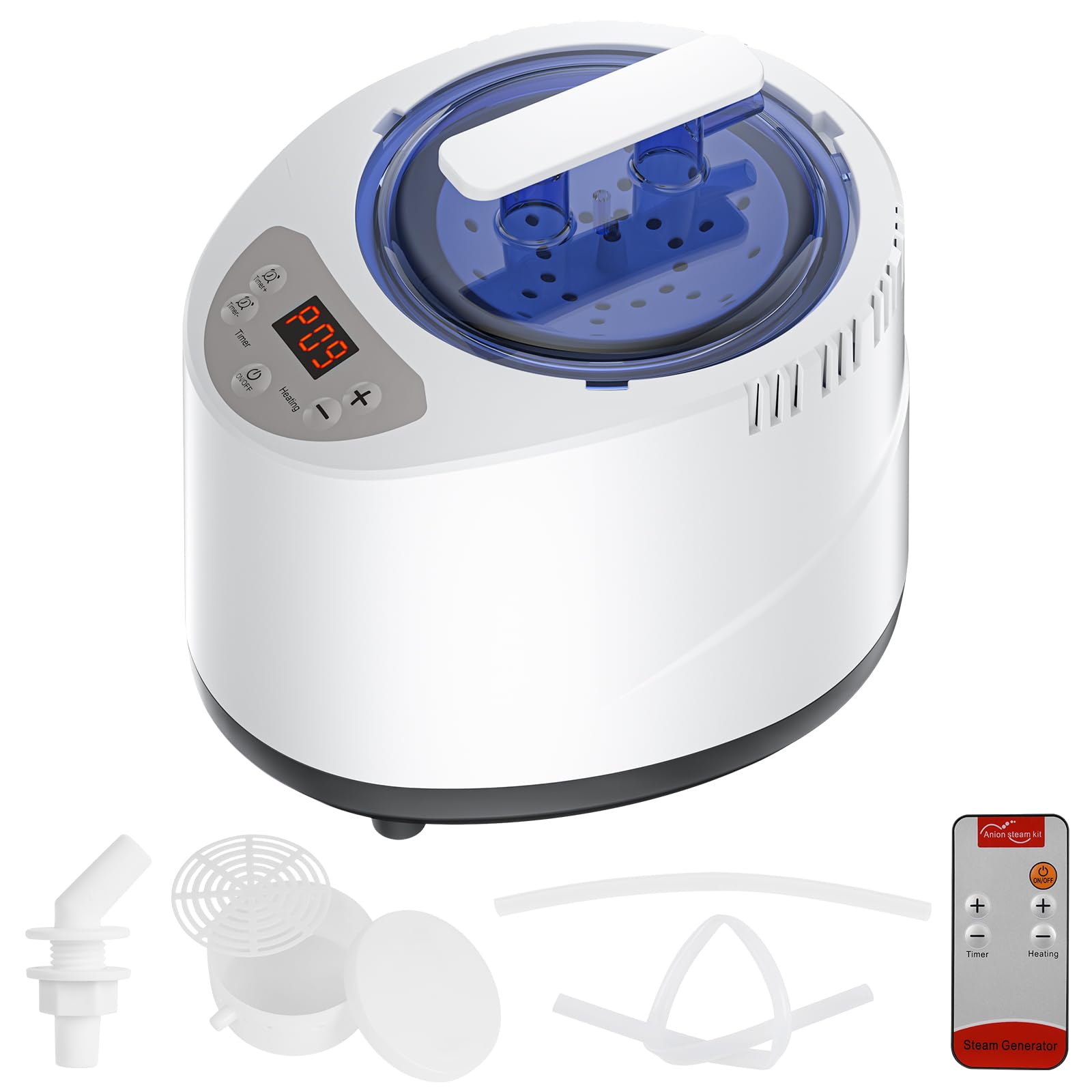 Sauna Steamer Machine, Portable Sauna Steamer, 2.6L Steam Generator for Sauna with Remote Control, 1000W