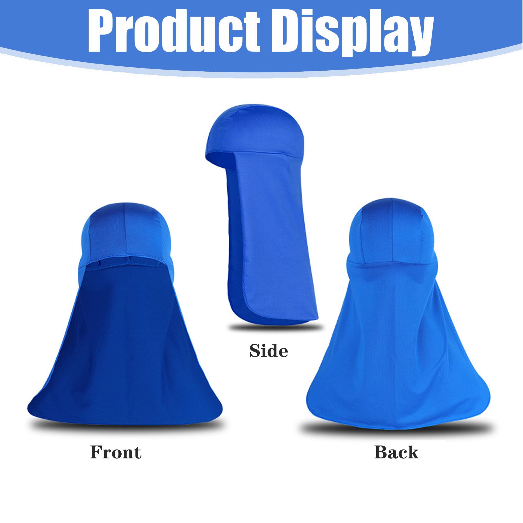 3 Pièces Bonnet de Protection du Cou Course à Pied Cyclisme, Protection Solaire, Respirant Cap sous Casque, Doublure de Casque avec Protège Nuque, pour Hommes et Femmes Cyclisme, Sport de Plein air
